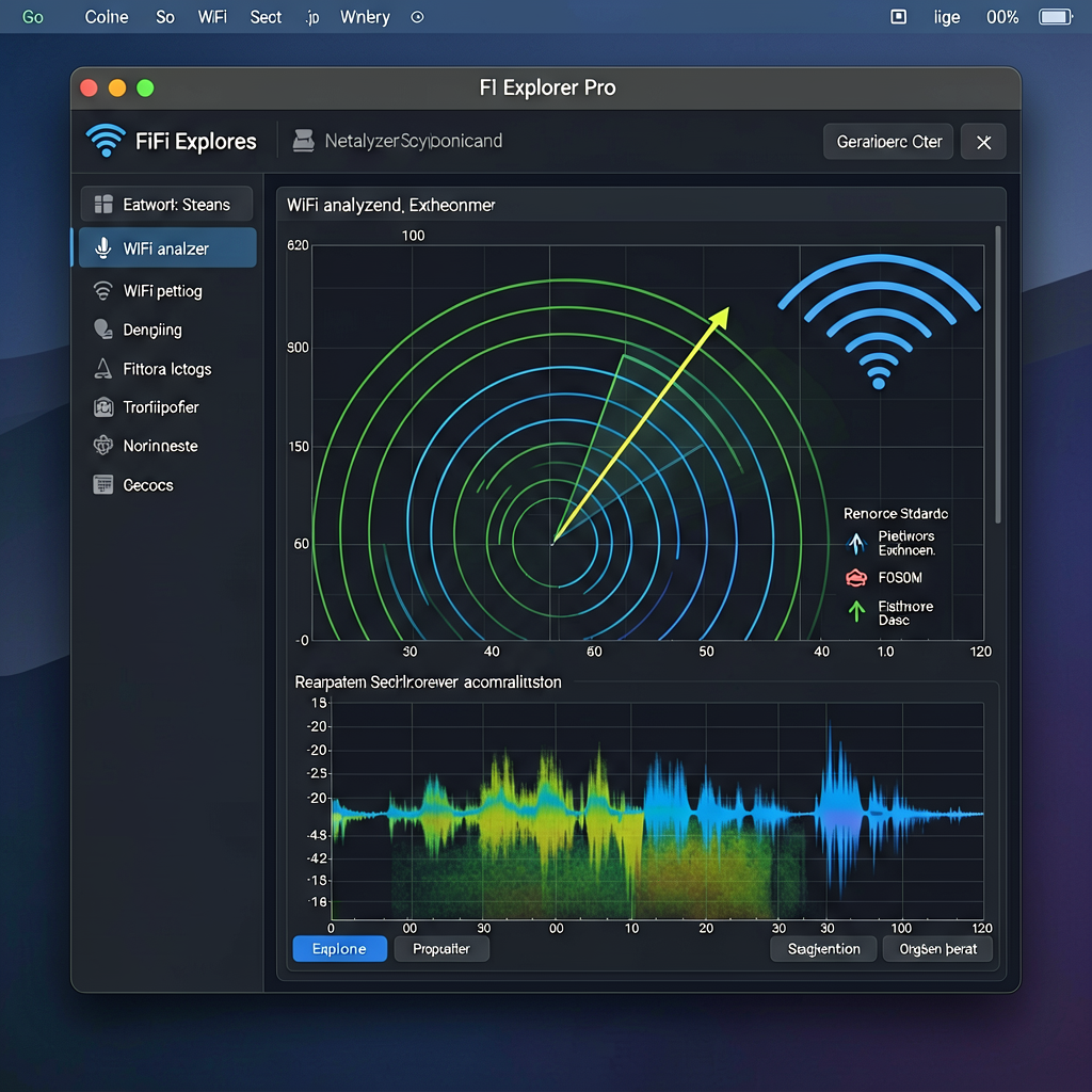 WiFi Explorer Pro 2.1.6：Mac最强WiFi扫描管理工具，频谱分析全覆盖
