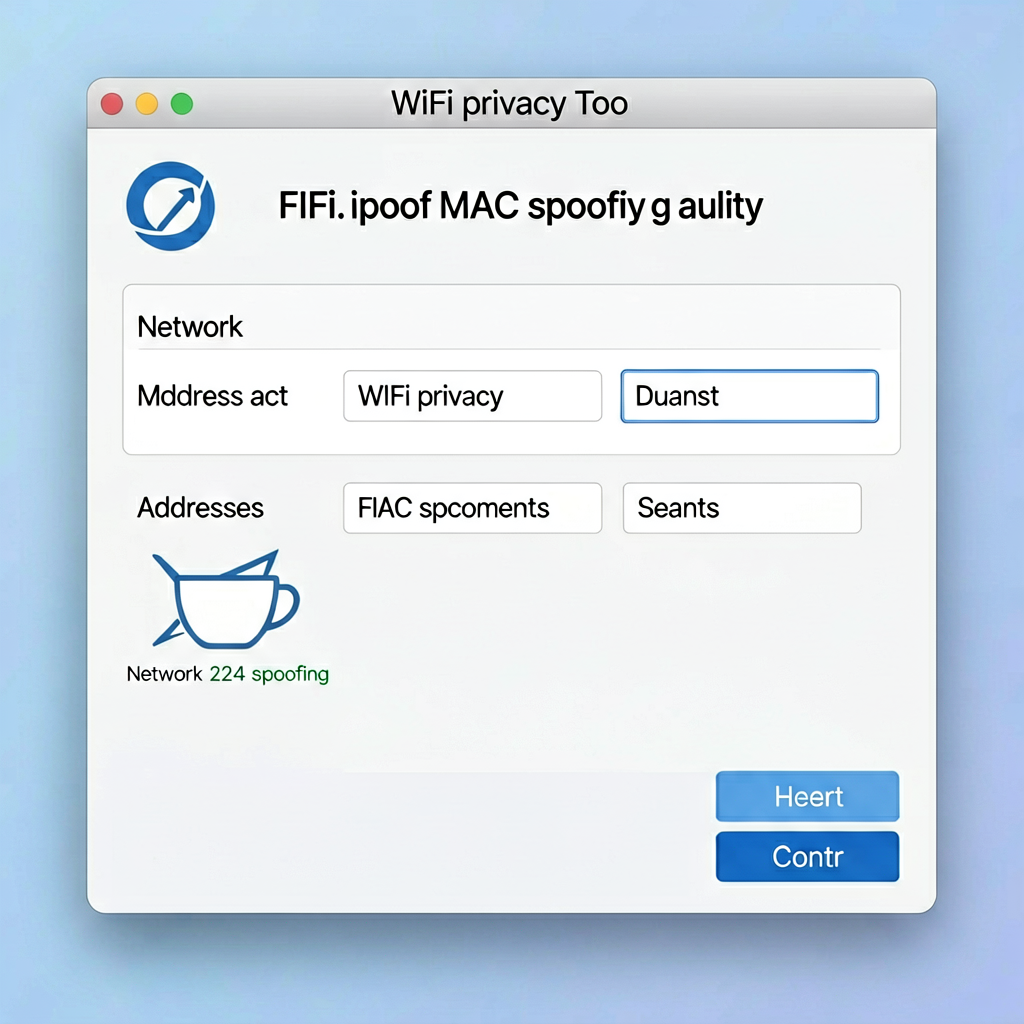 WiFiSpoof 3.4.3：Mac一键修改WiFi MAC地址工具，隐私保护利器